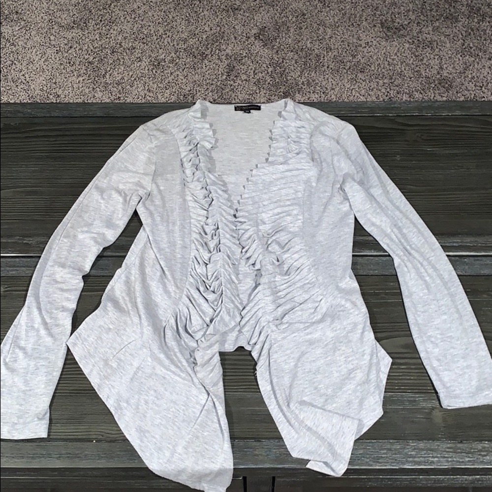 Grass collection light gray WOMANS cardigan SZ.M